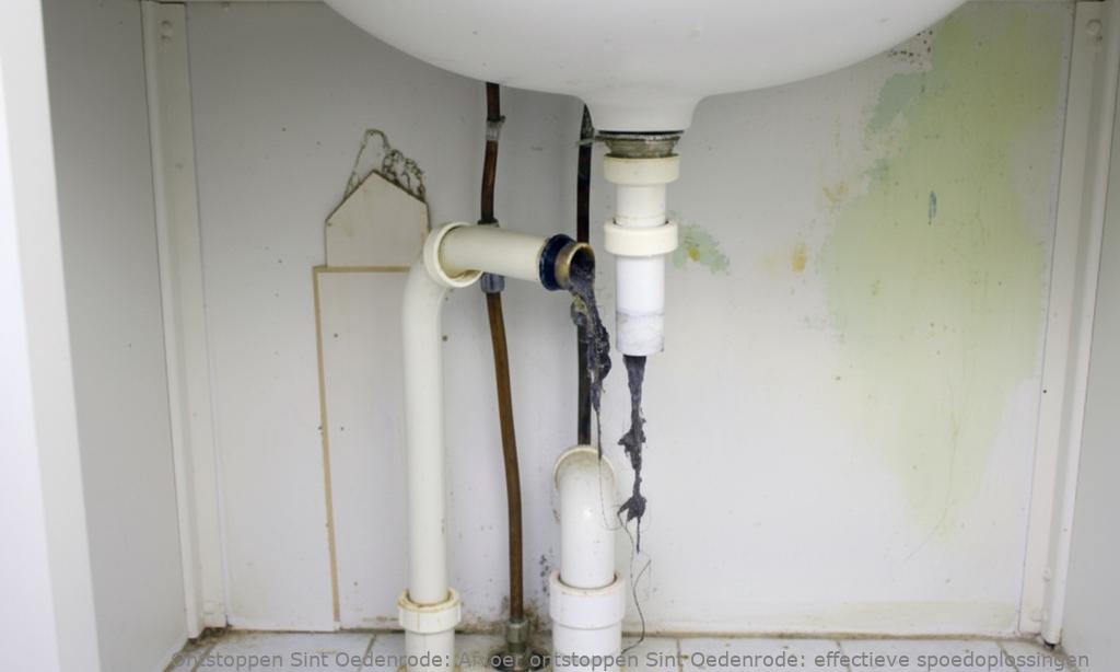 Afvoer ontstoppen Sint Oedenrode: effectieve spoedoplossingen