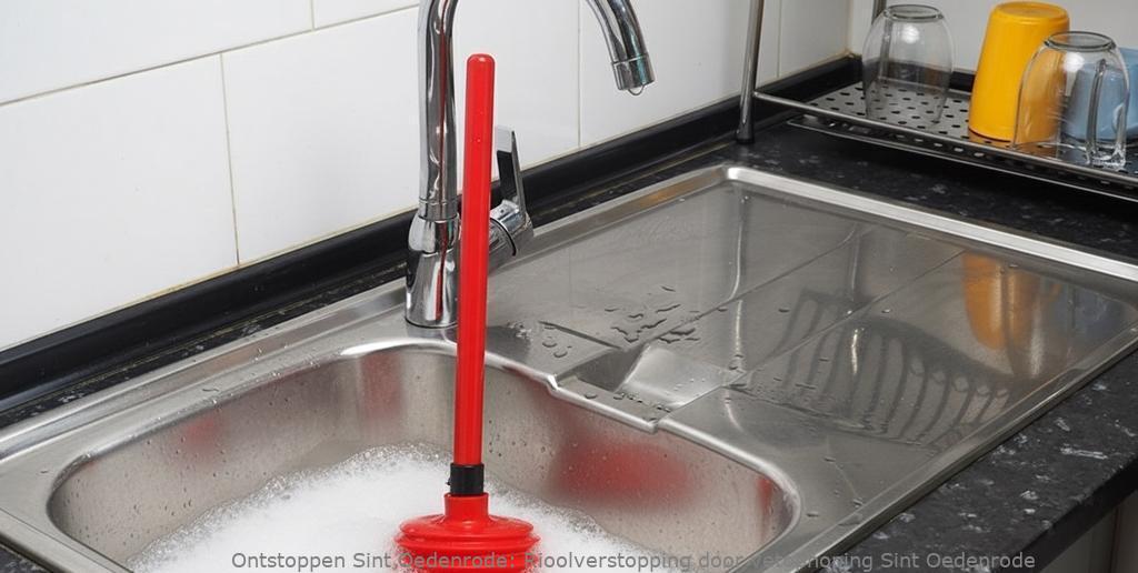 Rioolverstopping door vetophoping Sint Oedenrode