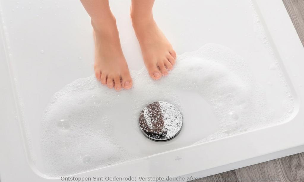 Verstopte douche afvoer ontstoppen Sint Oedenrode