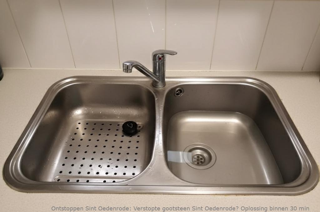 Verstopte gootsteen Sint Oedenrode? Oplossing binnen 30 min