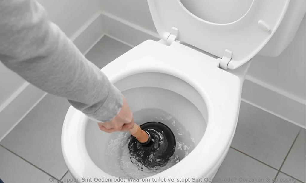 Waarom toilet verstopt Sint Oedenrode? Oorzaken & oplossing