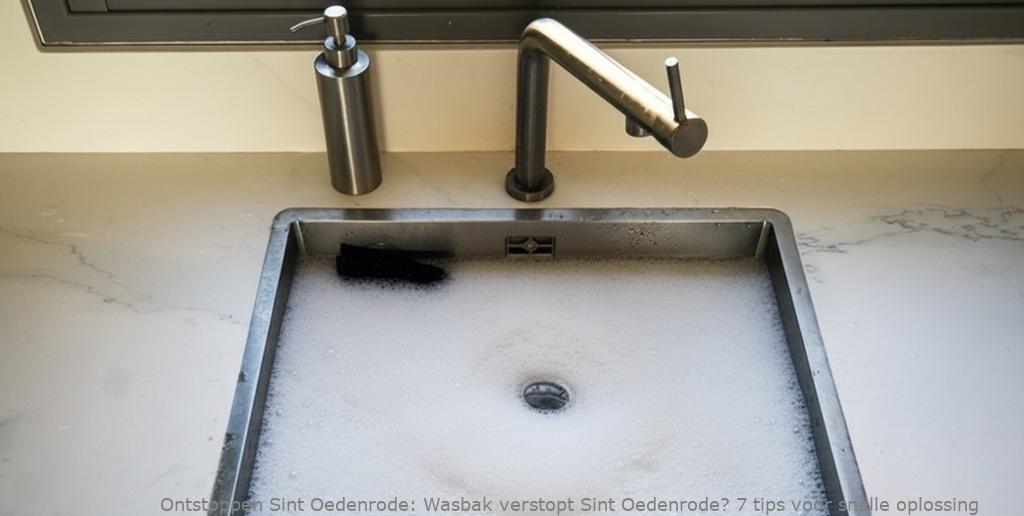 Wasbak verstopt Sint Oedenrode? 7 tips voor snelle oplossing