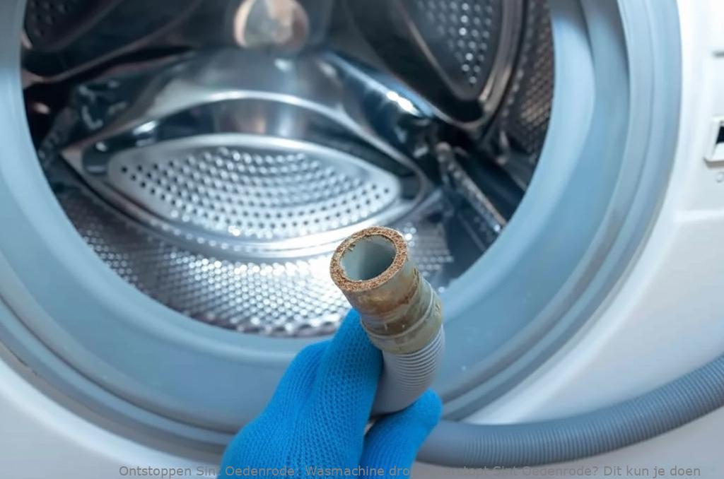 Wasmachine droger verstopt Sint Oedenrode? Dit doe je zelf